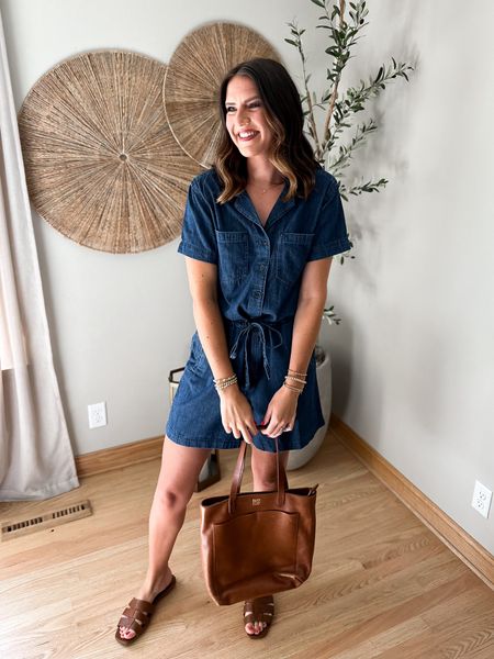 Most of you know that my love for @Gap runs deep. I’ve been a faithful shopper of theirs for years, so it’s always such a full circle moment when I get to partner with them. ☺️ Absolutely smitten with this denim romper for summer. The denim is soft and lightweight so it’s not stiff at all. 👌🏻  It’s also nursing friendly. I’m in a small tall for reference. #ad #howyouweargap 

The romper runs a little big so size down if in between sizes 


#LTKStyleTip #LTKSaleAlert #LTKFindsUnder50