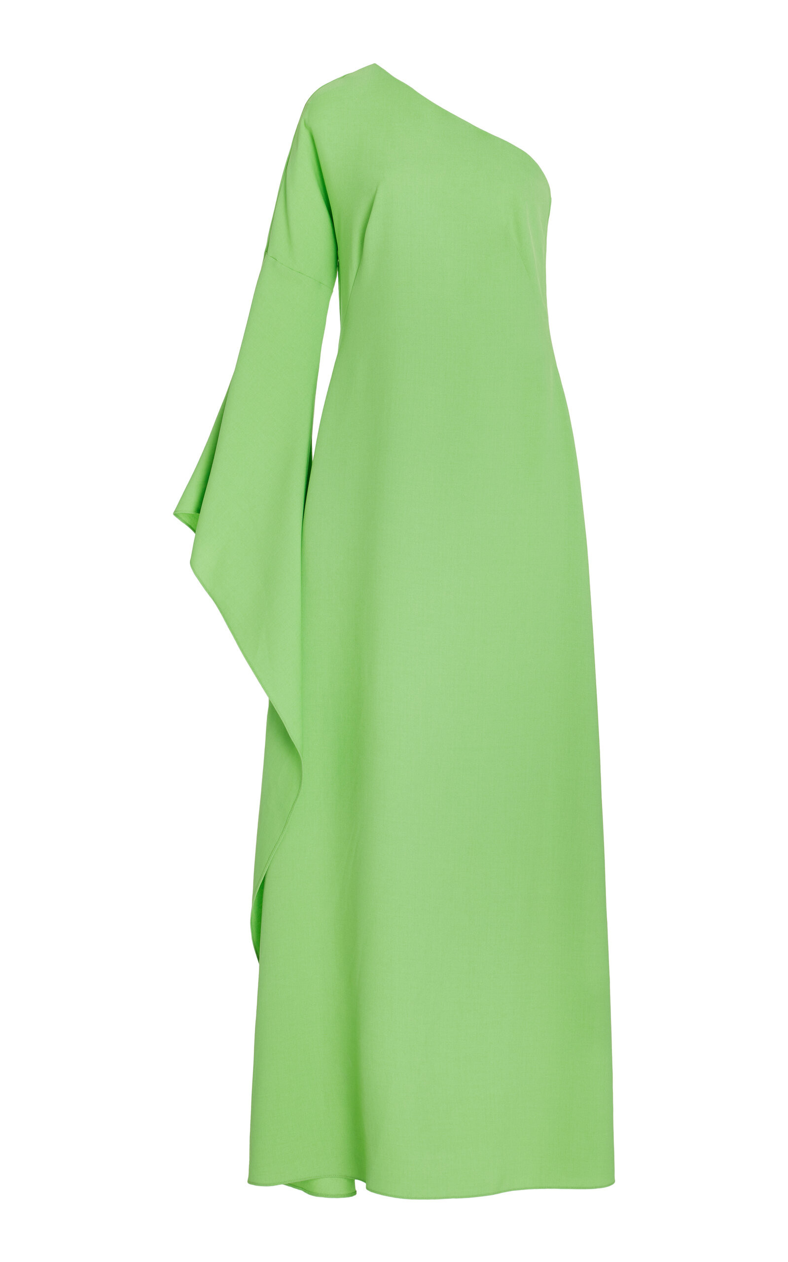 Cult Gaia - Women's Joelle One-Shoulder Twill Gown - Green - L - Moda Operandi | Moda Operandi (Global)