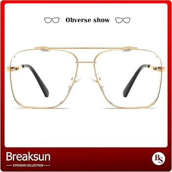 Square Aviator Sunglasses for Men Women Fashion Vintage Diamond Cutting Lens Classic Military Pil... | Amazon (US)