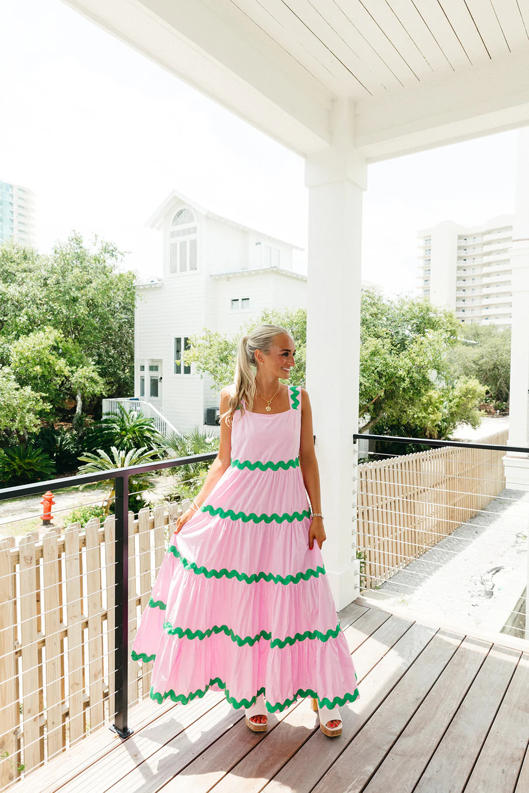 Leap Of Faith Midi Dress - Cool Pink Medium | Triple Threads