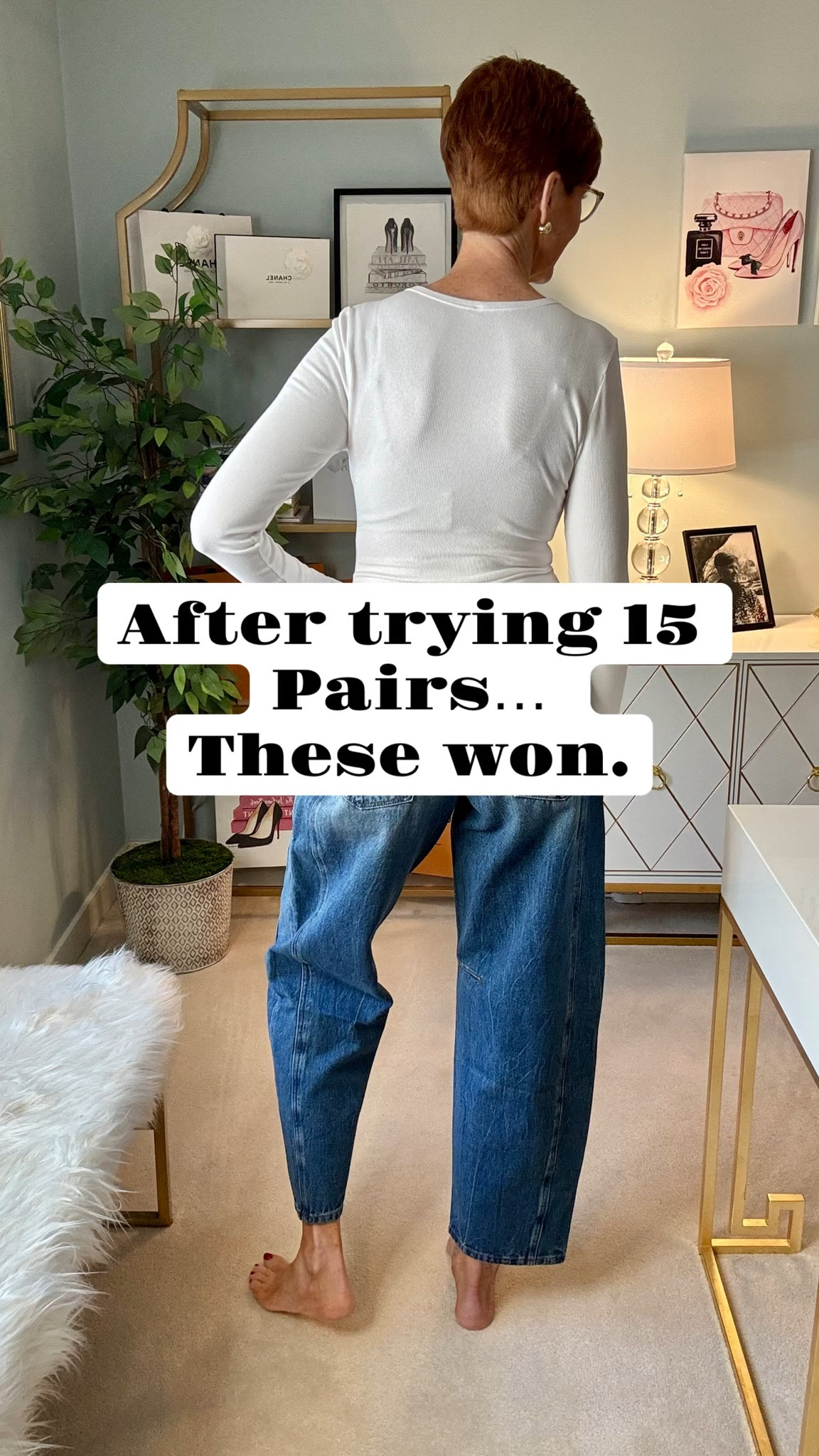 After trying fifteen pairs of the new Rivete denim, these are the four I’m most likely keeping.

Want the links? Like, Follow & Comment SHOP and I’ll send links right to your DM.

Different fits. Different washes. All tall. And all actually long enough.

Jeans are my uniform — so when a brand launches new fits (especially in tall), I test them properly.

This wraps Part 3 of my 3-part Rivet series: • Teaser • Tall fit test • The final picks (this one)

If you’re 5’9”+ and want denim that doesn’t hit mid-calf, start here.
Head to my stories for the try on of each of the 4 keepers!

Save this for your next Loft order, and tell me — wide leg, straight, relaxed, or barrel?

Love classic outfits, tall-friendly finds, and shopping made easier? Hit follow and stay awhile.

#LoftDenim #TallWomenStyle #StyleOver50 #WearWhatYouOwn

#LTKootd #LTKOver40 #LTKTall