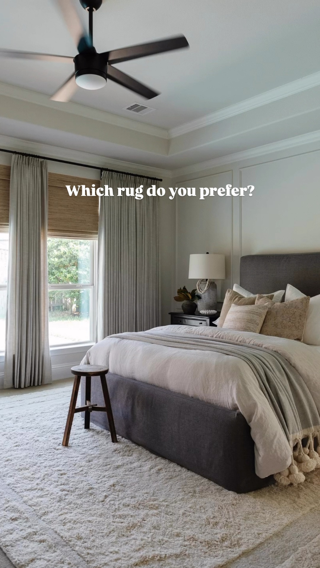 Two rugs, two different looks for our master bedroom



#LTKHome