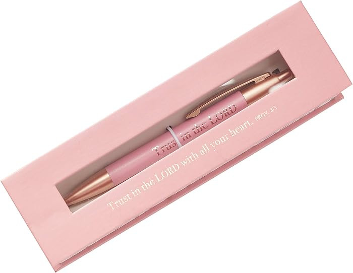 Christian Art Gifts Women's Retractable Ballpoint Scripture Pen in Case: Trust in the Lord - Prov... | Amazon (US)
