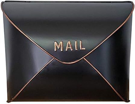NACH mb-6941 Envelope Mailbox, Black and Copper | Amazon (US)