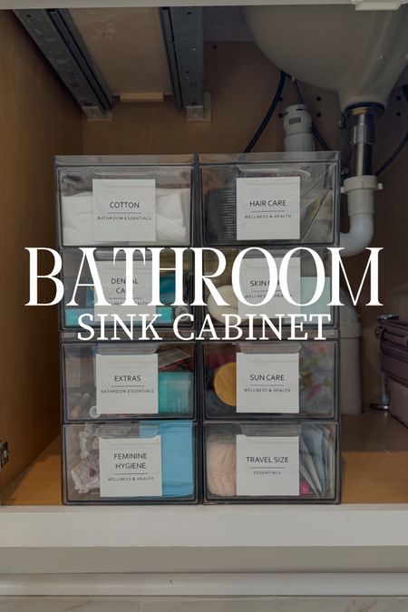 Under the Bathroom Sink Organization // 

#LTKhome #LTKfindsunder50