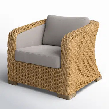 Edicott Outdoor Lounge Chair with Cushion | Wayfair North America