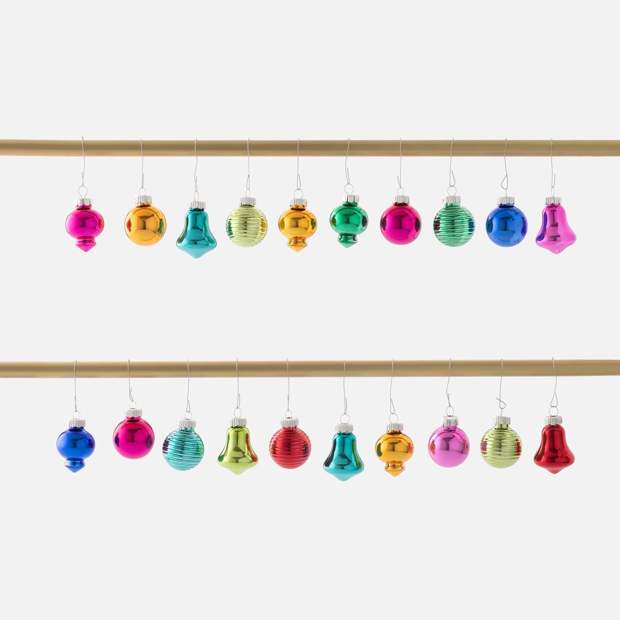 Shiny Brite Christmas Confetti Ornament, Set of 20 | Schoolhouse