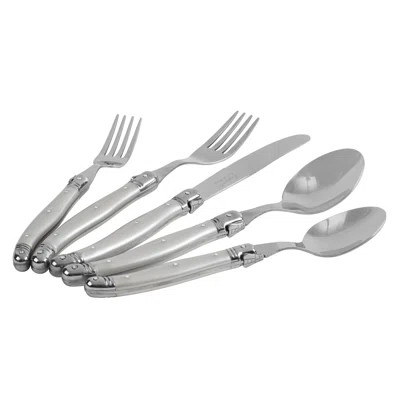 French Home Laguiole 20 Piece Stainless Steel Flatware Set, Service for 4, Chocolate Brown | Wayfair North America