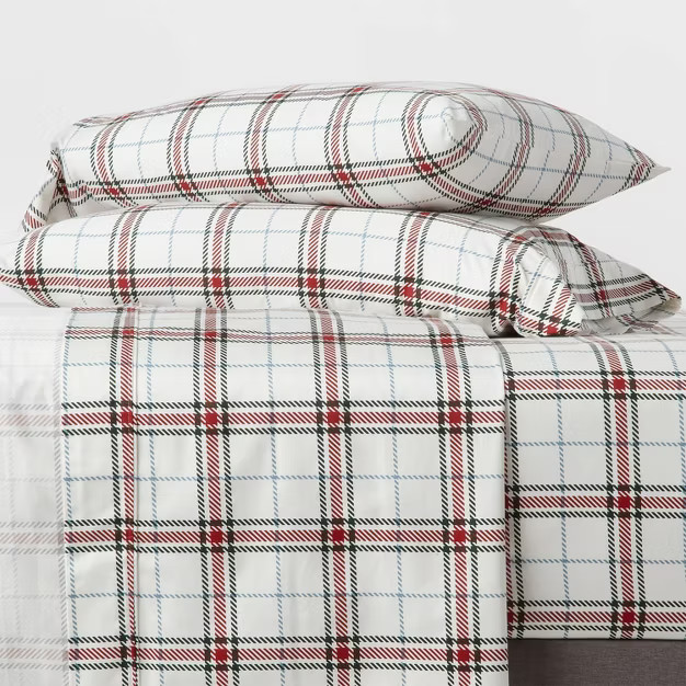 400 Thread Count Holiday Pattern Performance Sheet Set - Threshold™ | Target