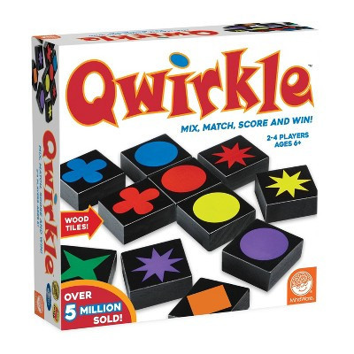 Qwirkle Board Game: MindWare Educational Toy for 2-4 Players, Focus on Shapes & Colors, Quick 30-Minute Play | Target