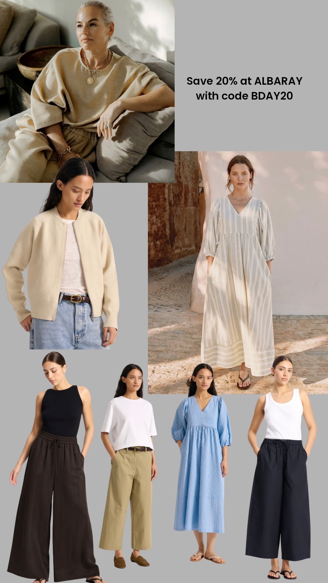 @Albaray is 5 years old! Celebrate with 20% off full price items with code BDAY20

#LTKstyletip #LTKuk #LTKspring