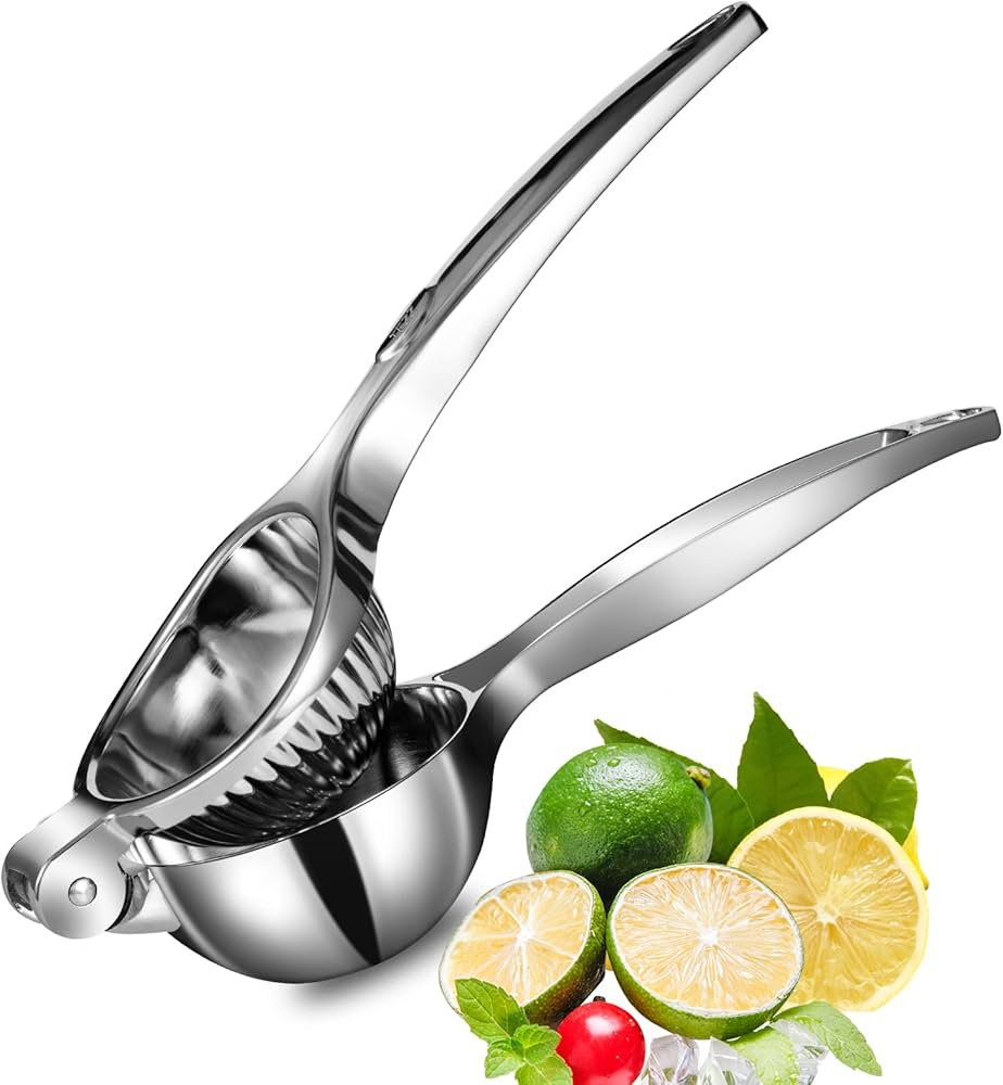 TEZZ Premium Lemon Squeezer, Large Heavy Duty Handhelp Juicer for Lemon, Metal Hand Press Citrus ... | Amazon (US)