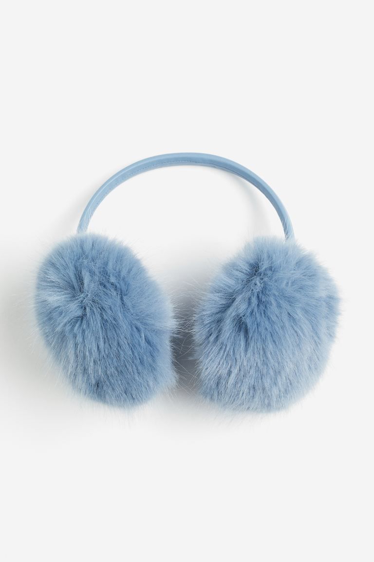 Fluffy Earmuffs - Light blue - Ladies | H&M US | H&M (US + CA)