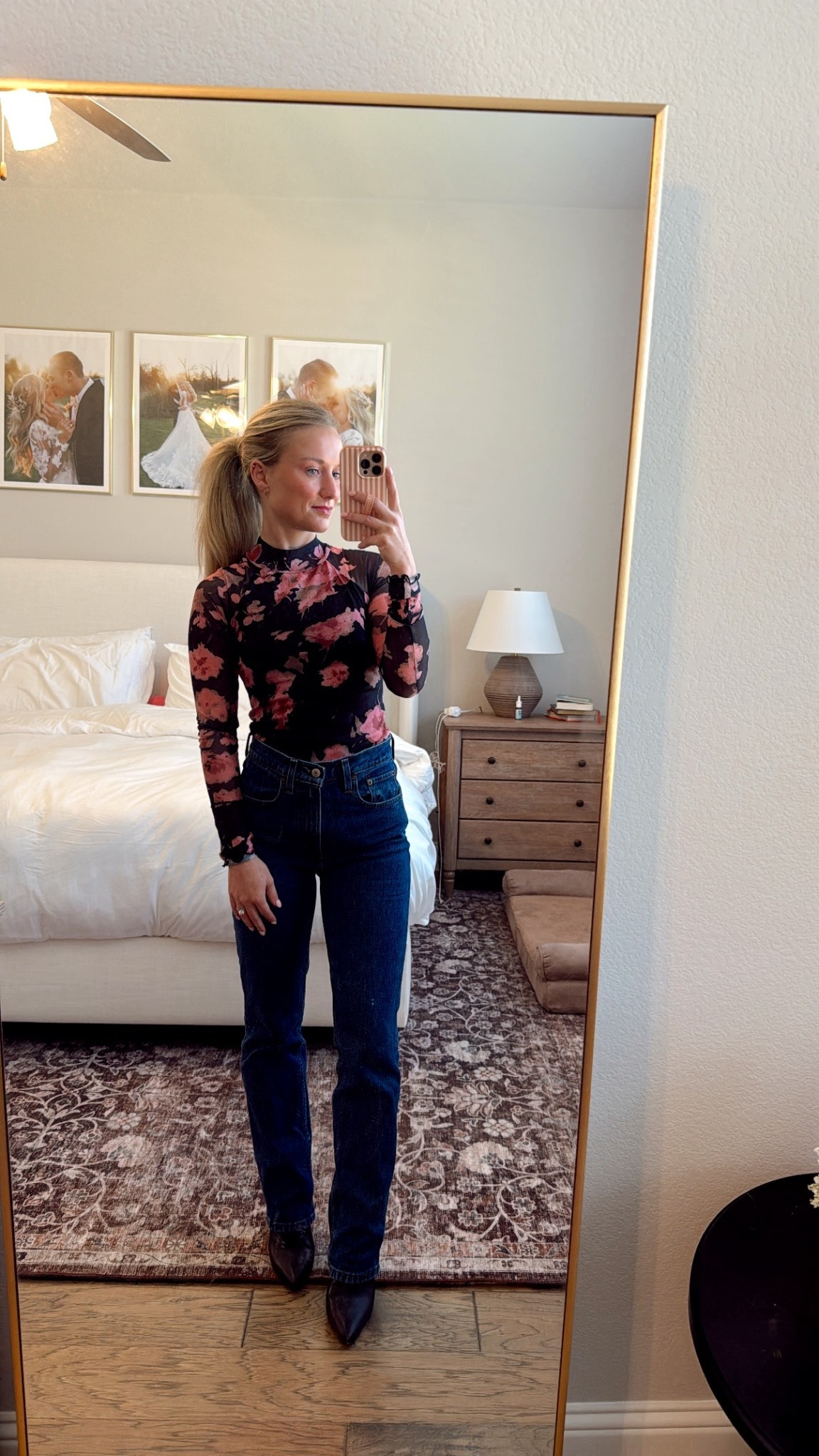 Easy last minute valentine’s day look! Also cute for a GNO or Date night! It’s mesh, but has a built layer under it, so you don’t have to wear an undershirt! Get 30% off with code “BLAIRSAVE30"

#LTKFindsUnder50 #LTKPetite #LTKootd