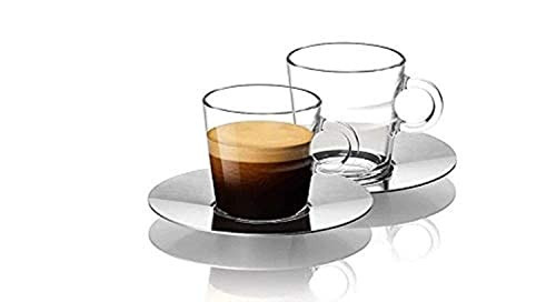 Nespresso Set Glass Collection Espresso Cups & Saucers,A & P Cahen Design,New | Amazon (US)