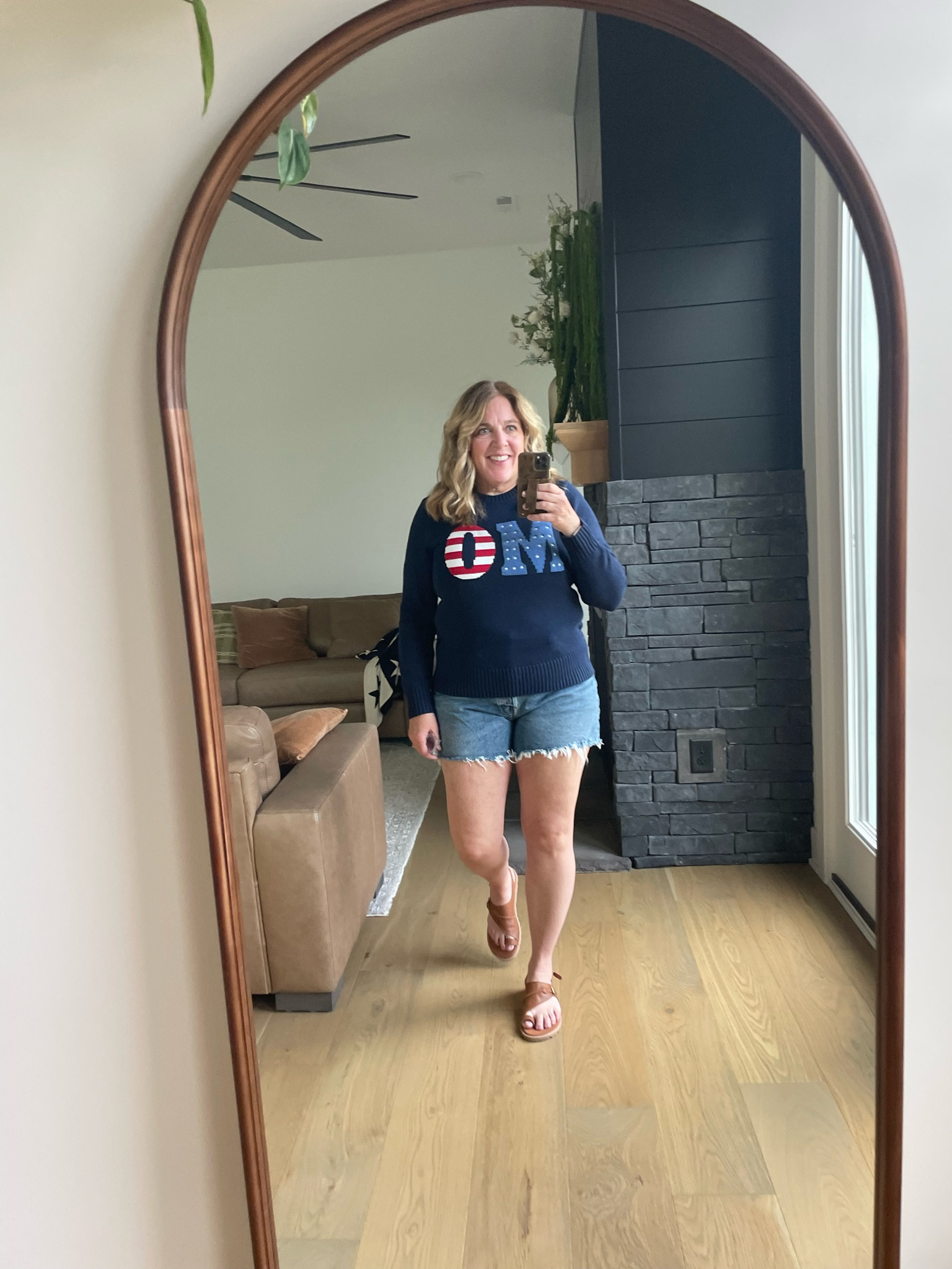 OOTD 50+
Patriotic state sweater 🤍

#LTKootd #LTKOver40 #LTKMidsize