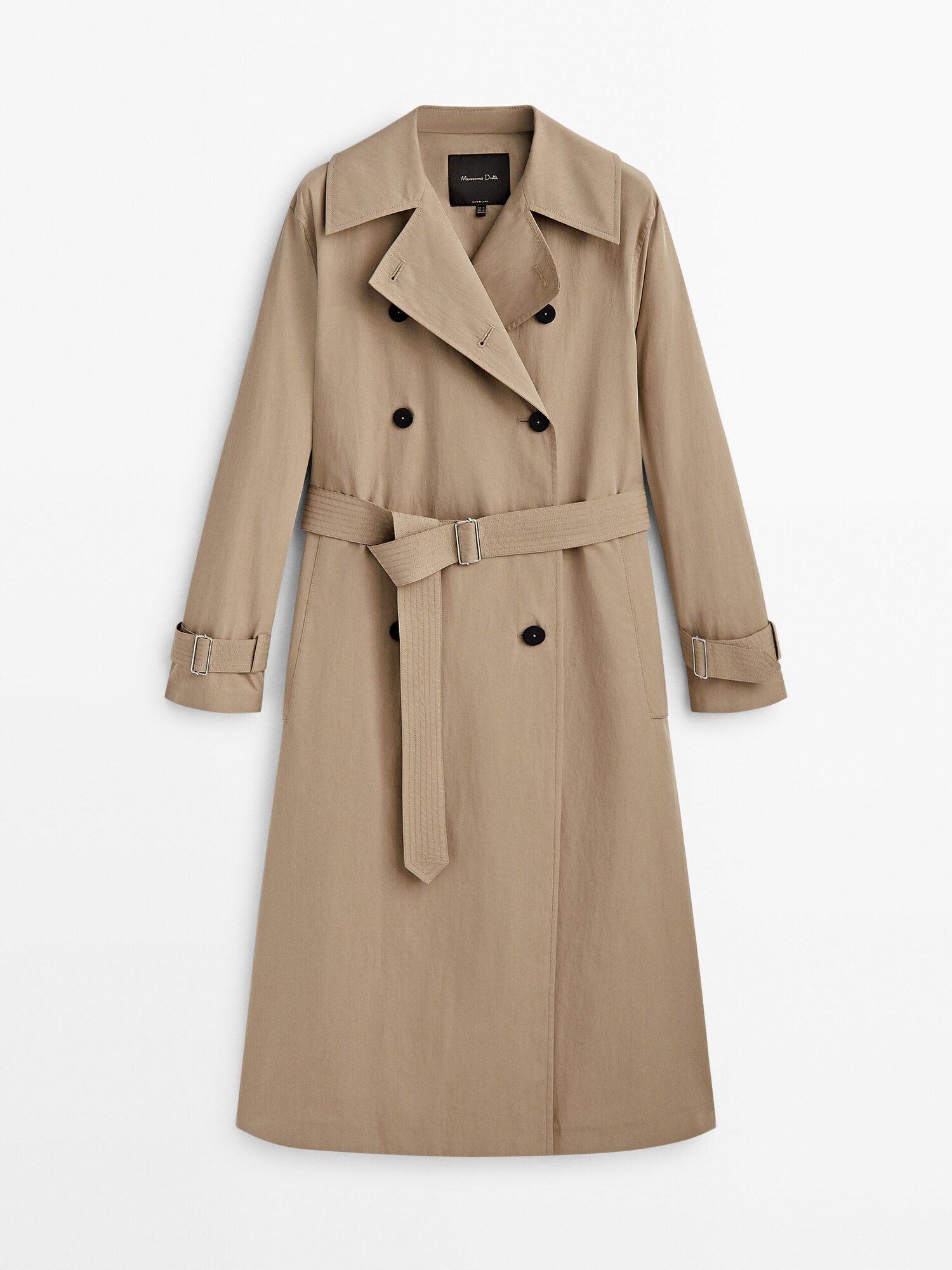 Technical trench coat with belt | Massimo Dutti (US)