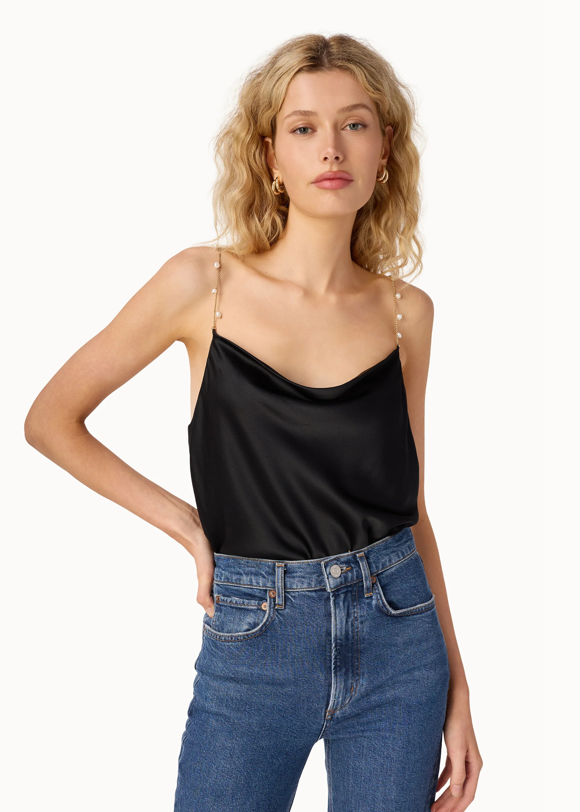 Busy Camisole Black | CAMI NYC