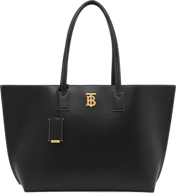 Burberry Medium Soft TB Monogram Leather Tote | Nordstrom | Nordstrom
