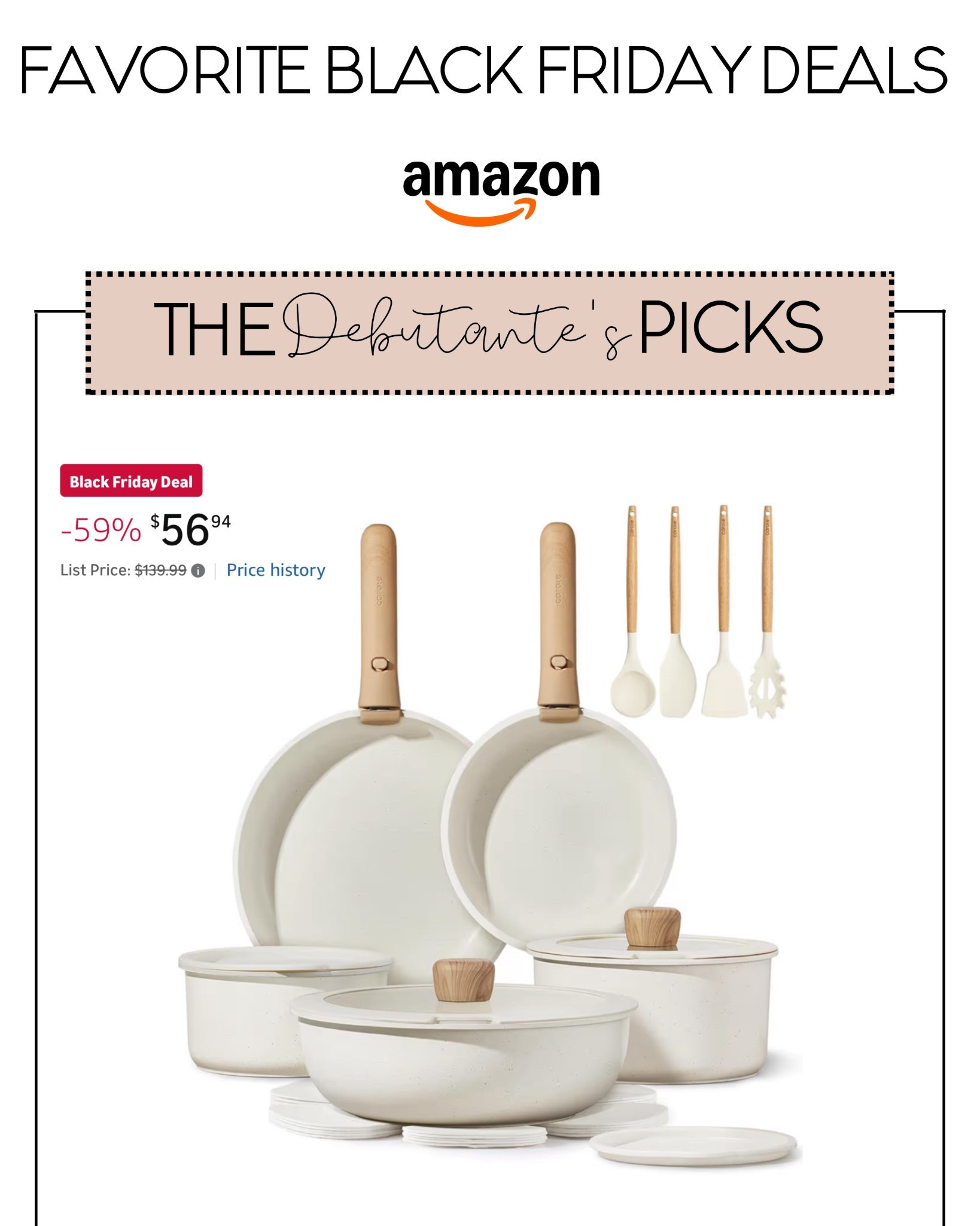 It’s time to start cooking!!! Best bang for your buck on cookware 

#LTKCyberWeek #LTKGiftGuide #LTKHome