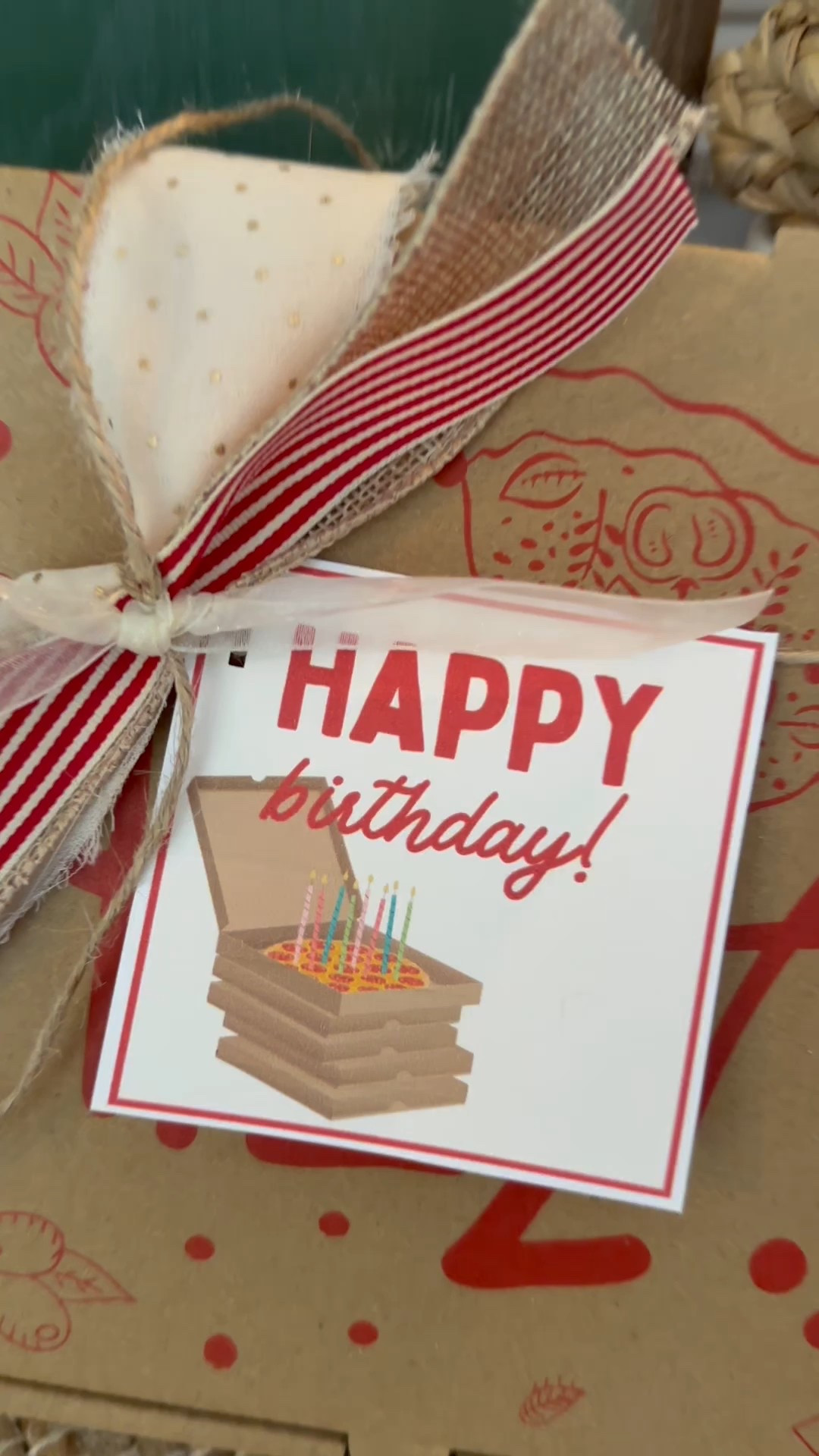 Affordable Birthday Gift🎉🍕 Perfect for gifting cash & for anyone who likes pizza! These pizza boxes are great to have on hand. You can use them for various things. To create this gift, just add a little shredded paper, any amount of dough & maybe a little candy or treat. Our downloadable gift tag comes with the set of 2 prints. The gift tag for the outside & the inside print. A fun little Birthday gift! Happy Gifting 🎉🍕

#LTKParties #LTKKids #LTKFamily