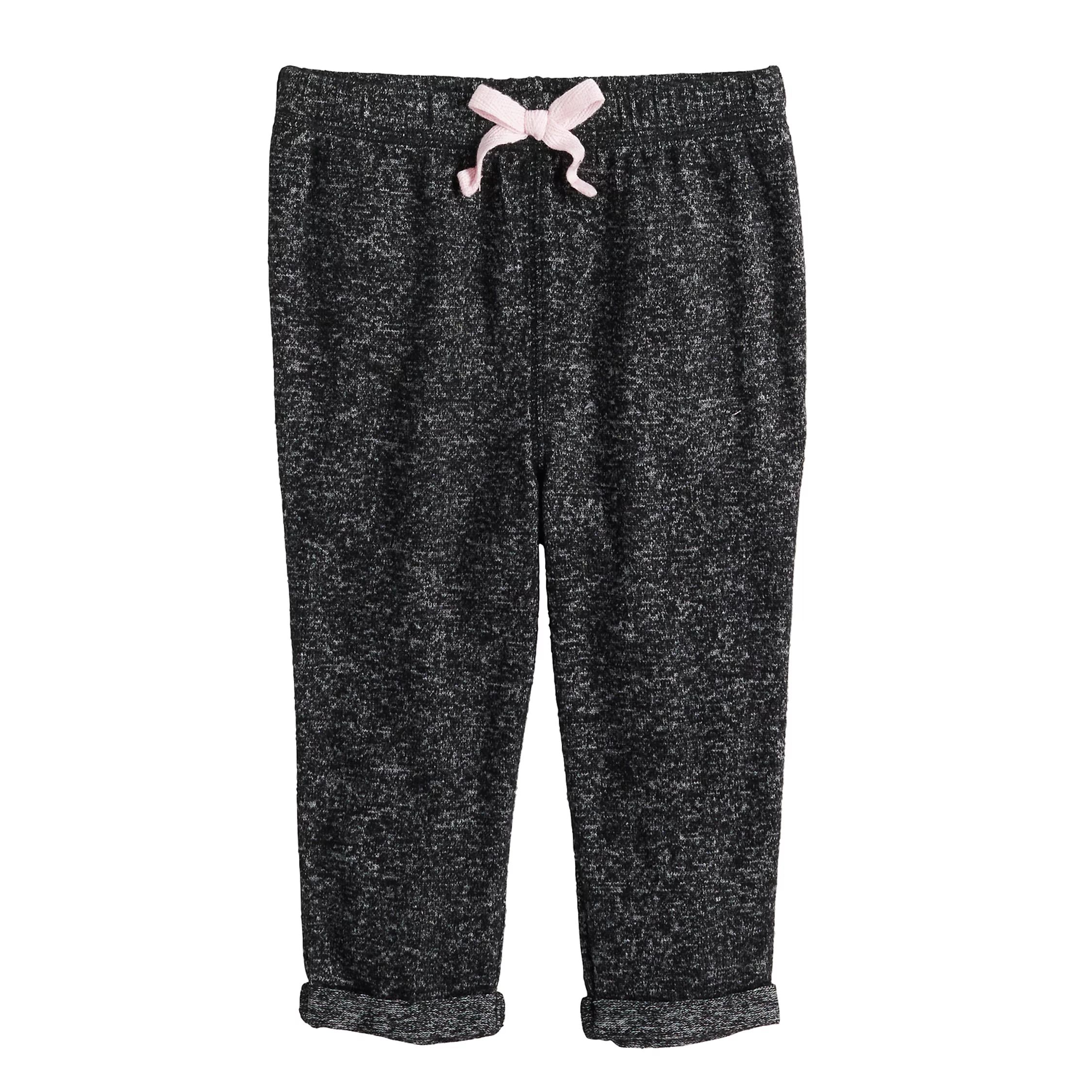 Baby Girl Jumping Beans® Cozy Knit Pants | Kohl's