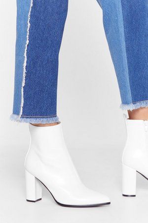 Step Outta Your Comfort Zone Faux Leather Boots | NastyGal (US & CA)