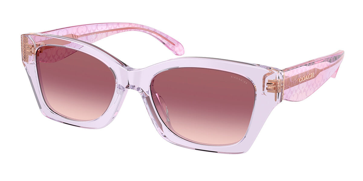 Coach HC8451U CDP49 59367W Women’s Sunglasses Pink Size 54 | SmartBuyGlasses Global