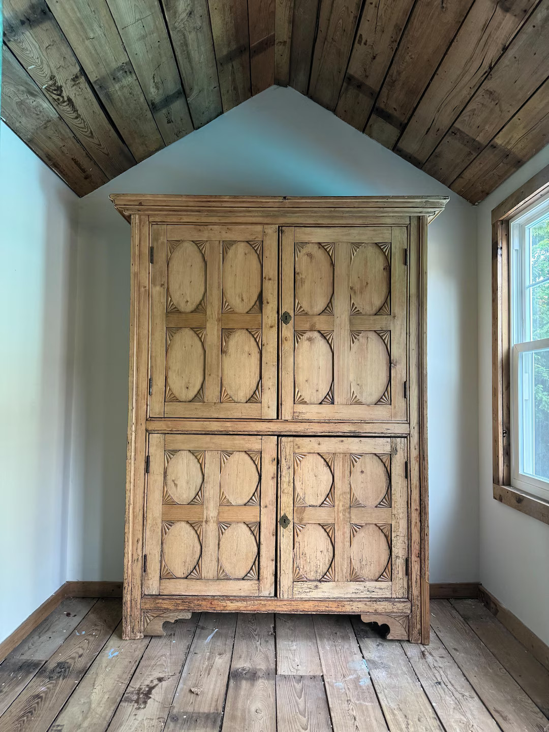 Antique English Pine Armoire - Etsy | Etsy (US)