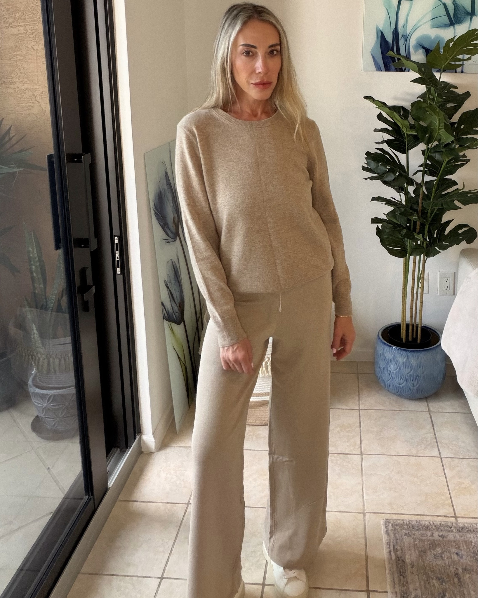 Mango trousers edit ✨ Living in these soft beige tones🤎

#LTKootd #LTKOver40 #LTKvlog