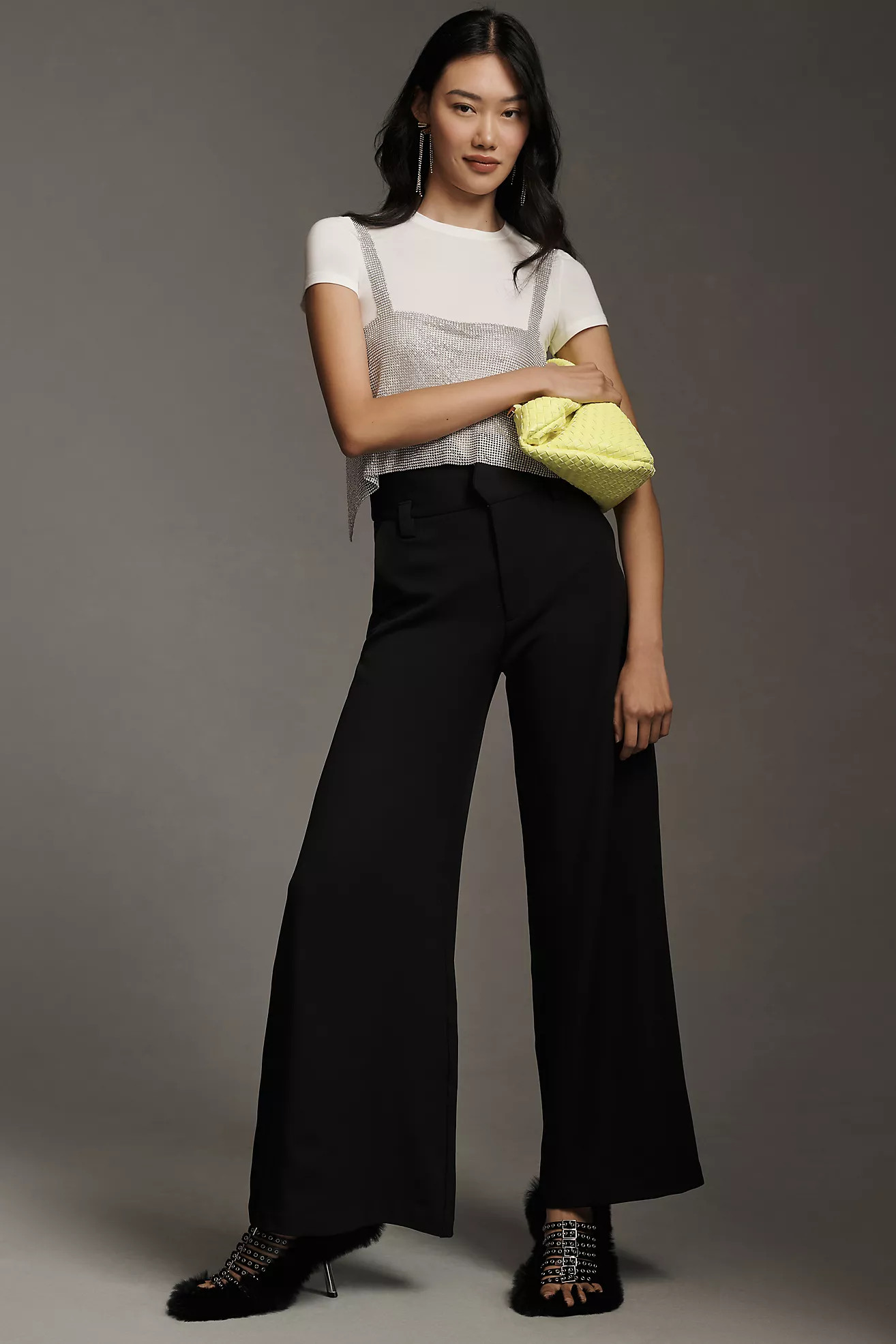 Maeve High-Waisted Wide-Leg Trousers | Anthropologie (US)