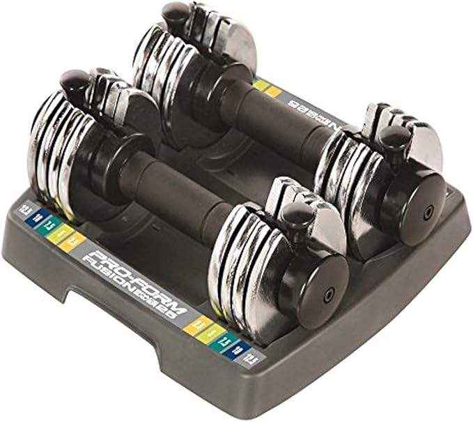 ProForm SpaceSaver Dumbbell (25 Double) | Amazon (US)