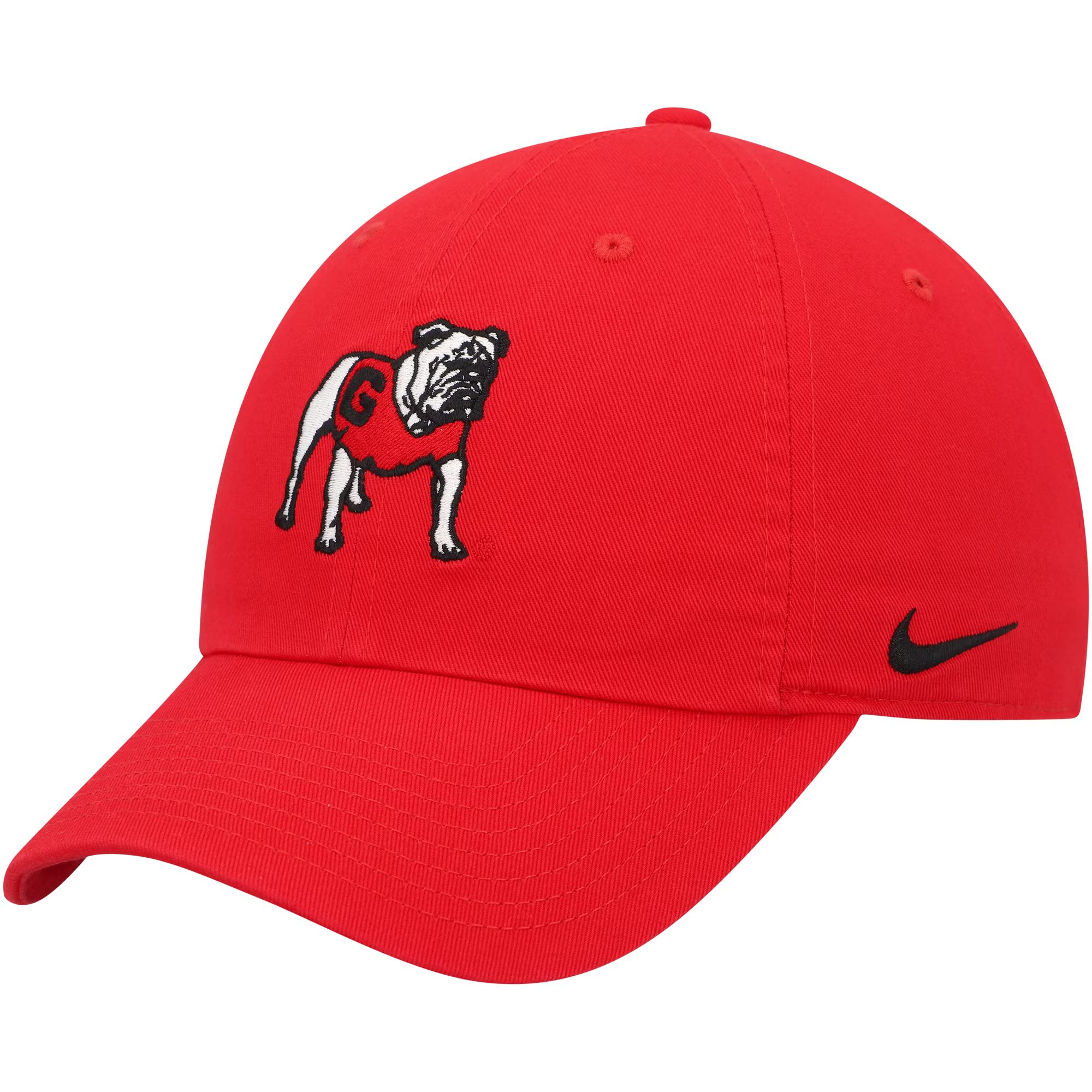 Georgia Bulldogs Nike Heritage86 Logo Performance Adjustable Hat - Red | Fanatics