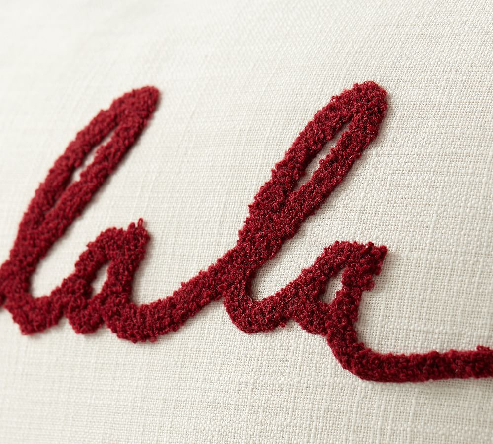 Falala Embroidered Lumbar Pillow Cover | Pottery Barn (US)