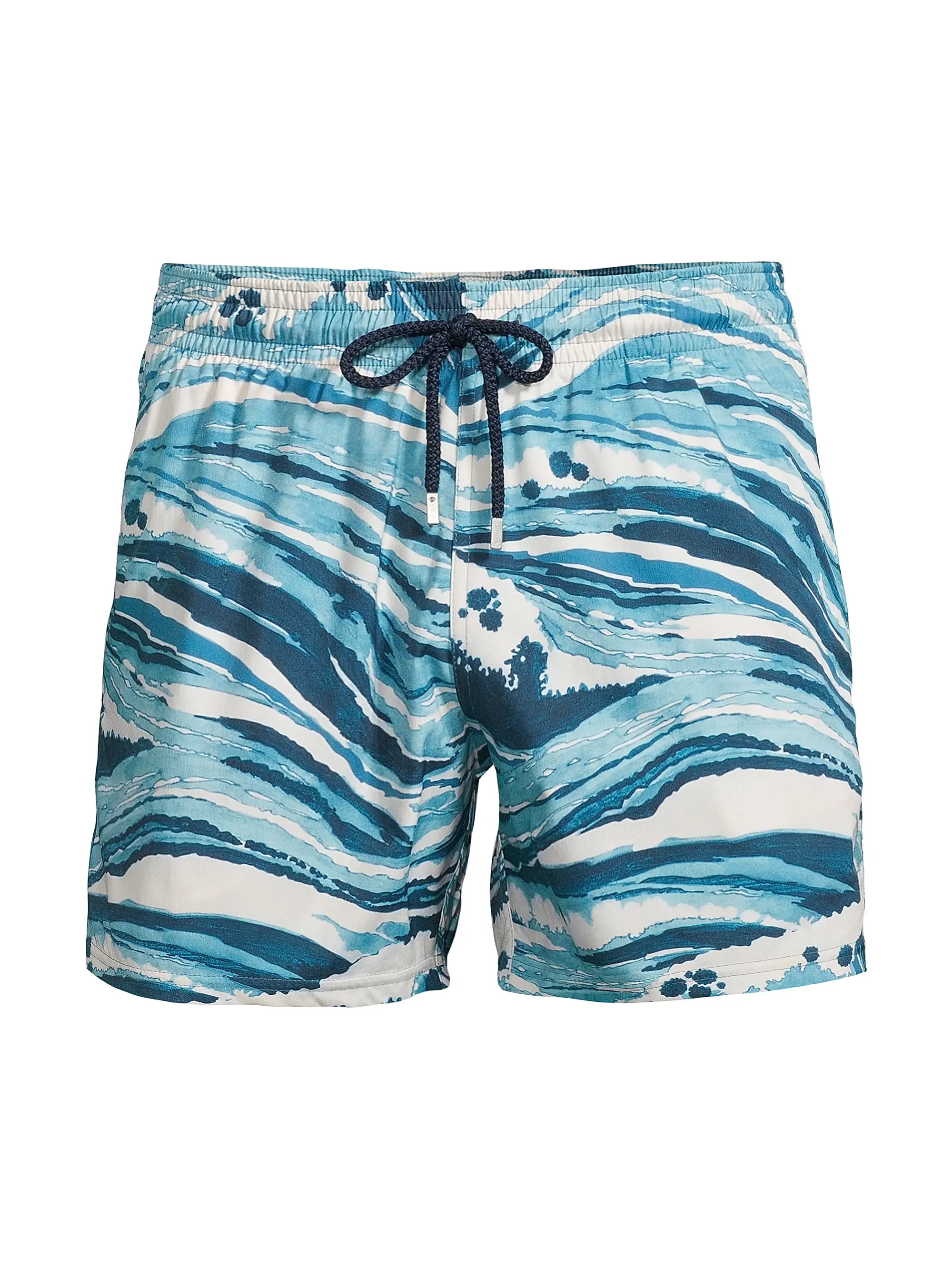 Vilebrequin x Maison Kitsuné Wave Stripe Swim Shorts | Saks Fifth Avenue