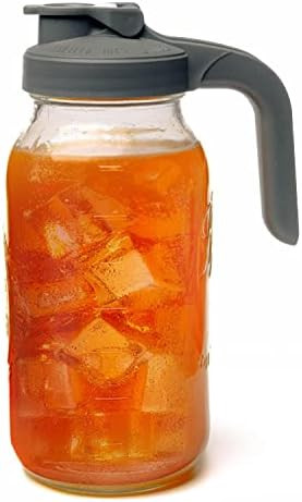 County Line Kitchen - Heavy Duty Glass Mason Jar Pitcher - Wide Mouth, 2 Quart (64 oz / 1.9 Liter... | Amazon (US)