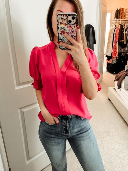 Amazon finds under $50 // tops // blouses // work tops // Valentine’s Day outfits // pink top // what to buy on Amazon 

#LTKworkwear #LTKMostLoved #LTKfindsunder50