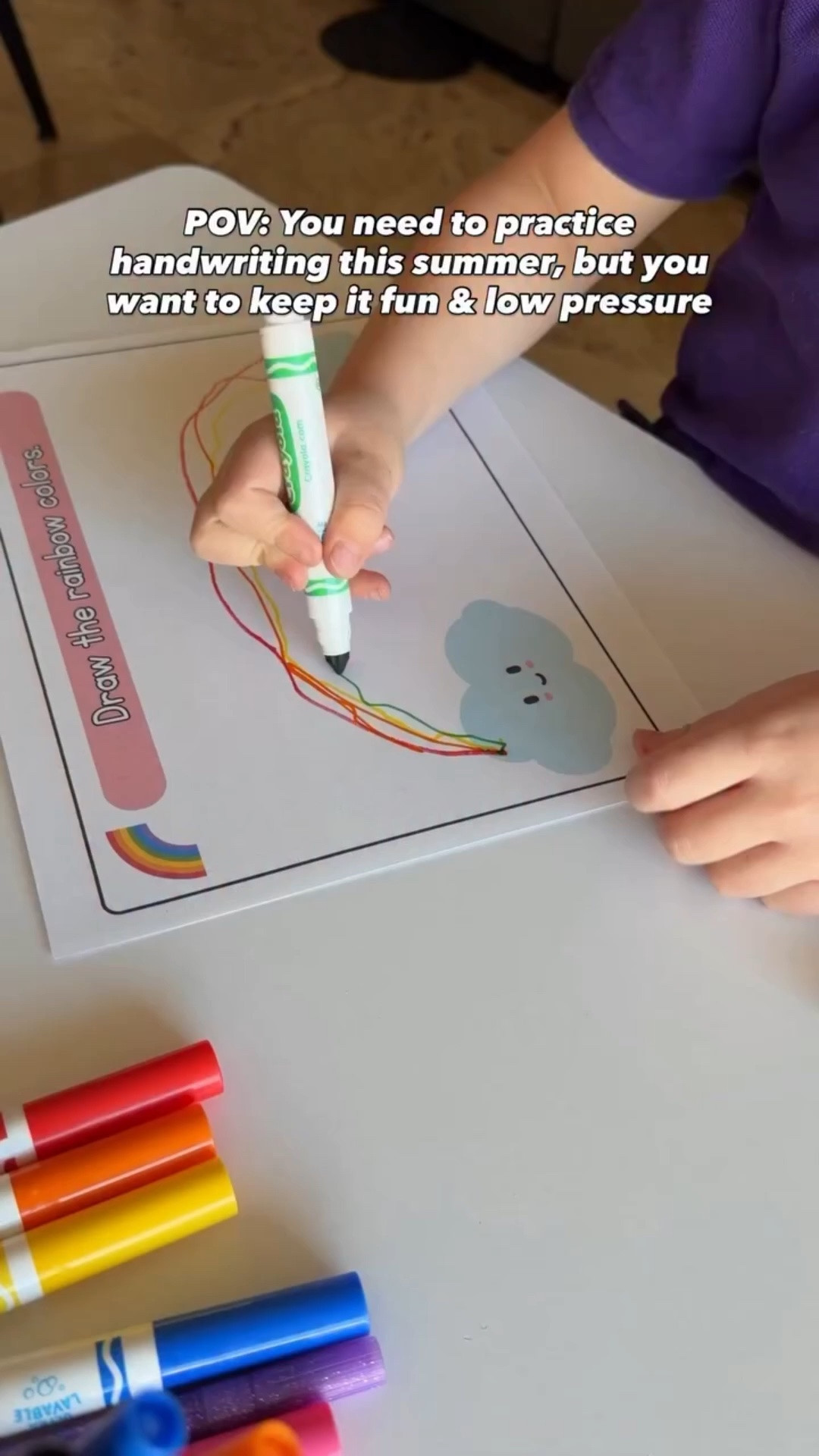 As a teacher and mom, I’ve found that kids learn best when writing feels playful and low pressure. A lot of handwriting development actually starts with fun fine motor and pre-writing activities first. 

These are some of our favorite simple ways to practice while still keeping summer fun.

#LTKmomlife #LTKKids