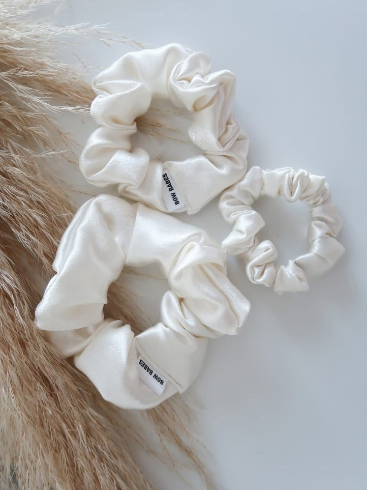 Handmade satin scrunchie set 🤍 the perfect stocking stuffer!!! 

#LTKcanada #LTKwinter #LTKgiftguide