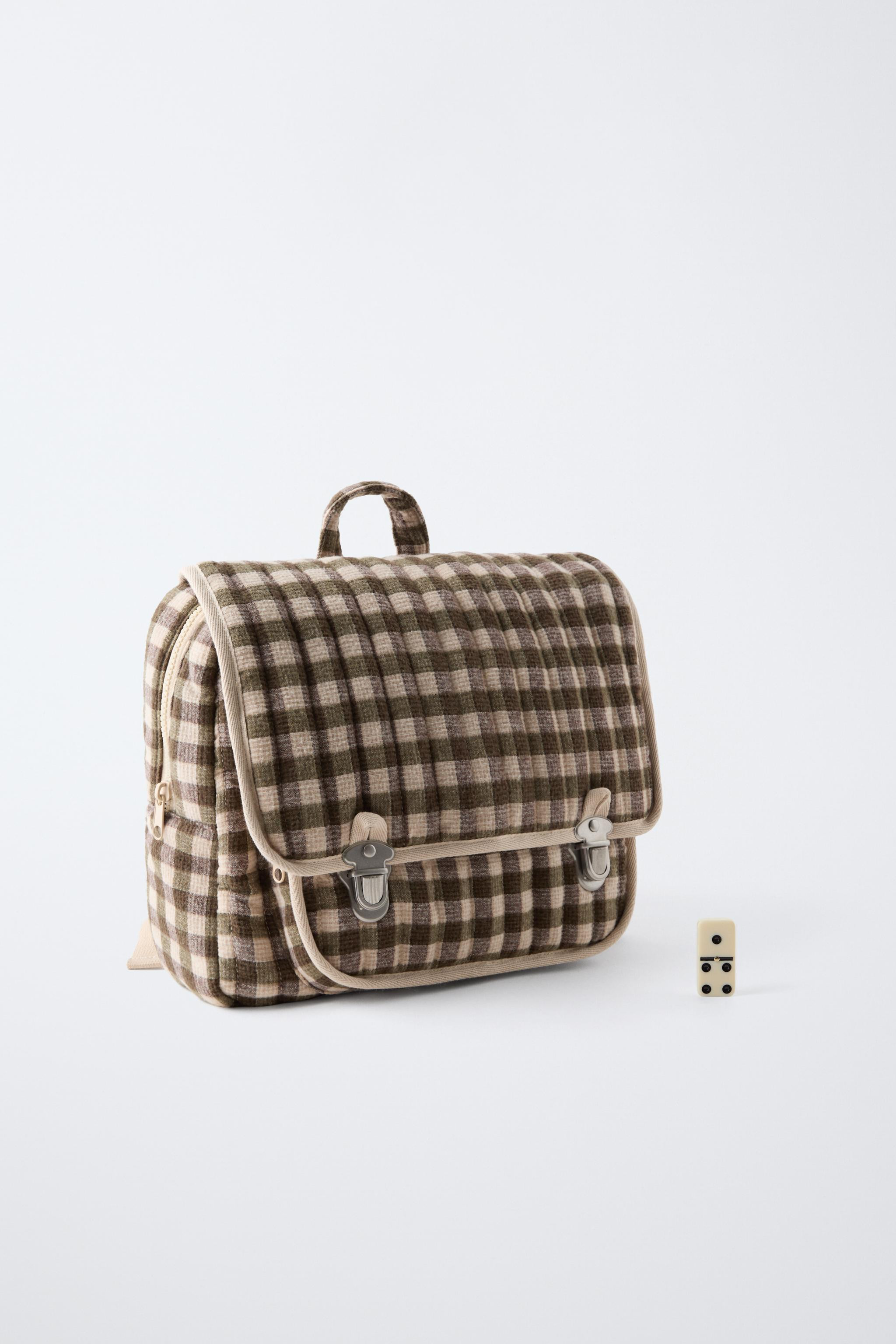 PLAID BACKPACK | Zara US