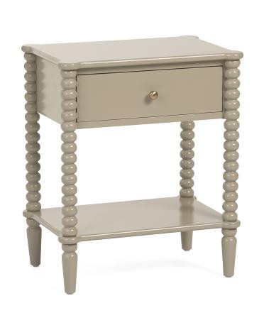 20x14x24 1 drawer spindle side table | TJ Maxx
