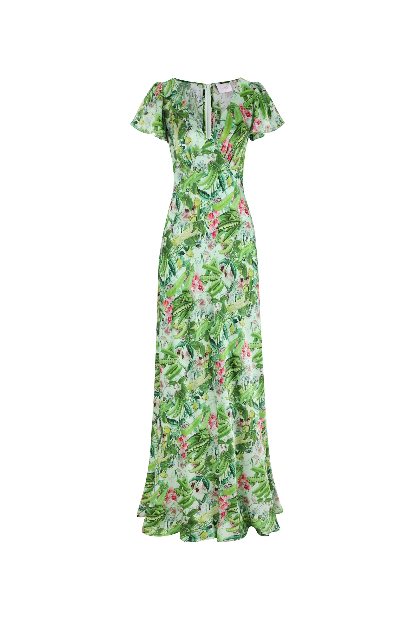 The Sweet Pea Silk Flutter Slip | Selkie Collection