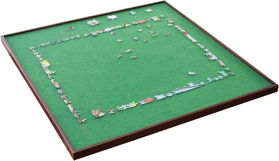 Amazon.com: Bits and Pieces - Square Spinning Lazy Susan Puzzle Table - Rotating Jigsaw Puzzle Ta... | Amazon (US)