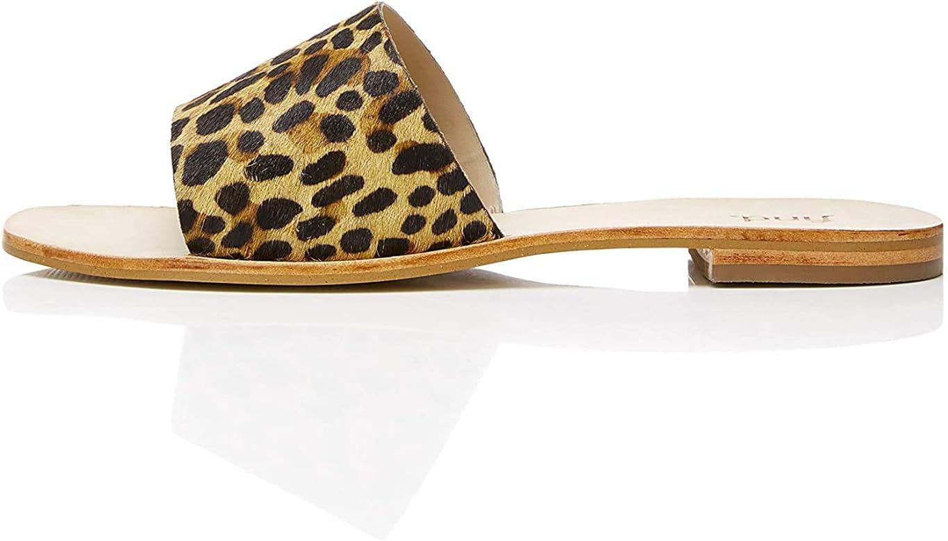 find. Women's Simple Slide Leather Sandal | Amazon (US)