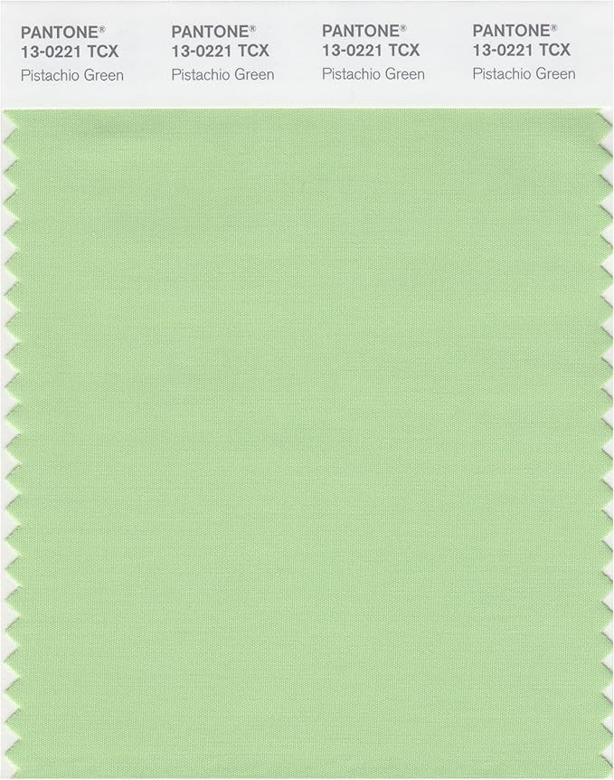 PANTONE Smart 13-0221X Color Swatch Card, Pistachio Green | Amazon (US)