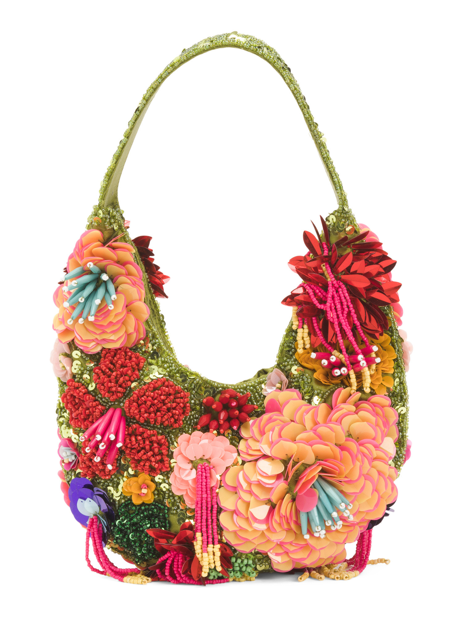 Beaded Daisy Handheld Bag | TJ Maxx