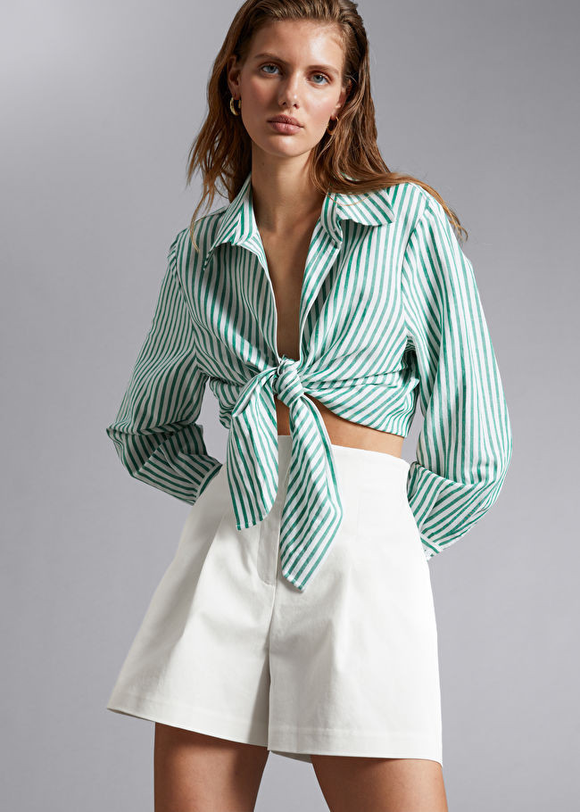 High Waist Chino Shorts | & Other Stories US