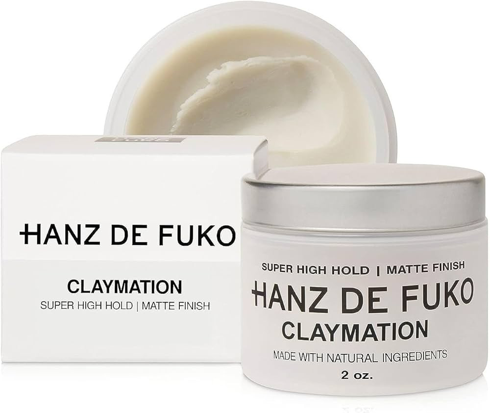 Hanz de Fuko Claymation- Premium Mens Hair Styling Clay with Matte Finish (2 oz) Cruelty Free | Amazon (US)