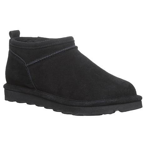 BEARPAW® Super Shorty Suede Bootie w/Rain Repellent - 23289195 | HSN | HSN