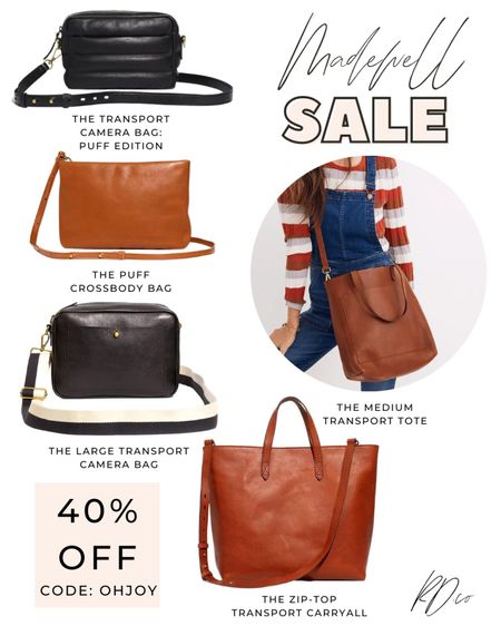 My favorite Madewell bags! 40% off 

#LTKsalealert #LTKitbag #LTKCyberweek
